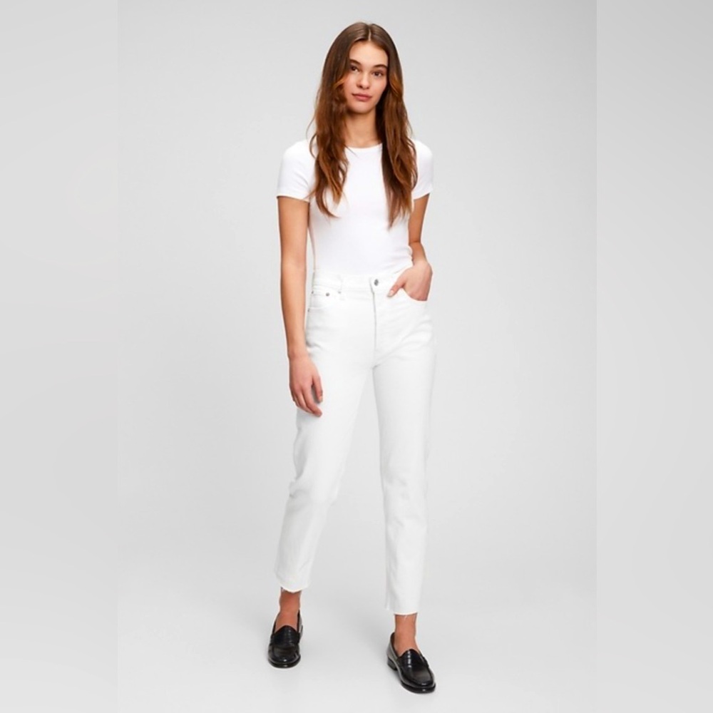 🤍GAP Women’s High-Rise Cheeky Straight Jeans NWOT, Size: 4/ 27